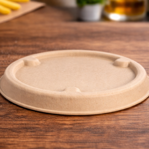 Pokrov iz sladkornega trsa za posodice za omako iz sladkornega trsa 60 ml, 100 kos v zavitku