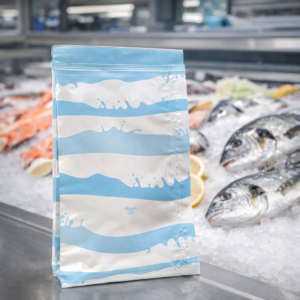 Alu zip vrečke za ribe 35 + 7 x 21 cm, 10 kos