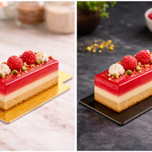 Podstavek zlat/črn 5x9 cm monoporcije 200 kosov