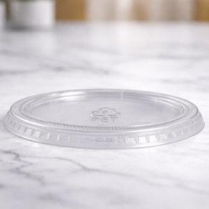 Pokrov plastičen za papirnate posodice za omako 60 ml in 120 ml, 50 kos v zavitku