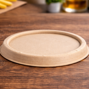 Pokrov iz sladkornega trsa za posodice za omako iz sladkornega trsa 120 ml, 100 kos v zavitku