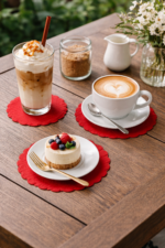 Papir podloga za skodelico BORDO, fi 9 cm, 1sl, 500 kos