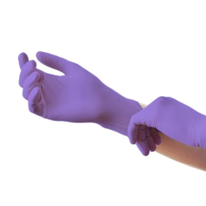 Rokavice Medi-Inn Classic Purple NITRIL nepudrane M, 100 kosov v škatlici