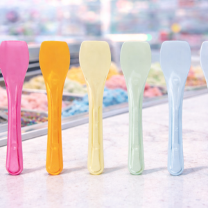 Žličke za sladoled pisane 9,5 cm, 1 kg