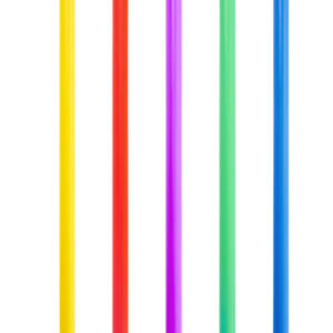 Slamice, PP, za večkratno uporabo, pisane, Ø8mm, 24cm 500/1 art.35036