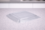 Pokrov za posodice sladkorni trs BAGASSE KVADRAT 1000 ml in 1400 ml, 75 kos