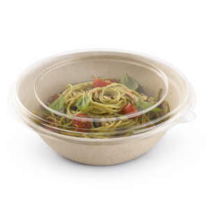Pokrov PET za skledo iz sladkornega trsa BAGASSE 750 ml, 50 kos