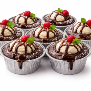 Alu posodica za muffin, panna cotto 100 kos