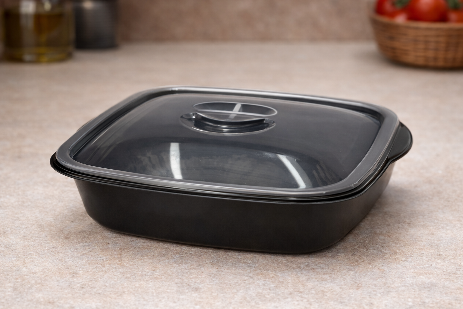 8924a455-6e42-4339-9c57-4cbc5a26c275 COOK črne PP posode 1000 ml, 200 kos
