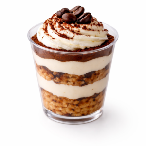 Fingerfood posodica 75 ml CONICO transparent, 25 kos v zavitku