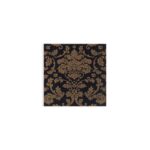 Serviete 40 x 40 cm  Victoria črne, 50 kosov