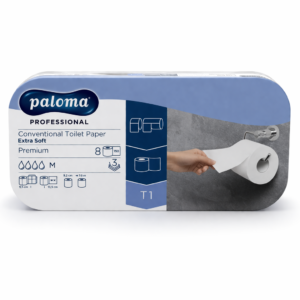 Toaletni papir Paloma Professional, 8 rol v zavitku