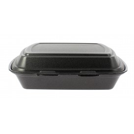 Menu box črni 1 delni, 125 kos v zavoju