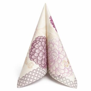 AIRLAID LINCLASS Serviete 40x40 cm CLARISSA, 50 kosov