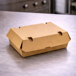 Kartonska embalaža VELIKI BURGER BOX + krompirček, 50 kos