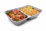 Alu posodica 950 ml 2-delna, 213x163x38 mm 100 kosov
