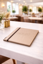 Jedilni list "ELEGANCE" bež A5, 1 kos