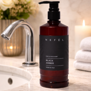 Milo za roke in obraz BLACK AMBER 480ml, kom