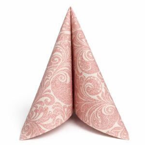 AIRLAID LINCLASS Serviete 40x40 cm JORDAN bordo, 50 kosov