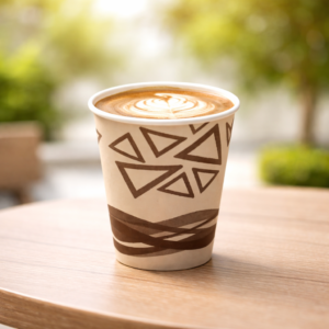 PAKEND papirnat lonček 180 ml, 100 kos v zavitku