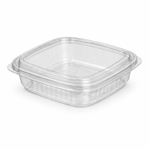 R-Pet posodice za solato KVADRAT 150ml, 100 kos