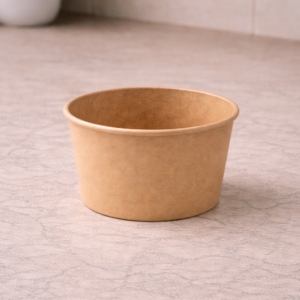 Kartonska skodelica za juho rjava BOWL 500 ml, 50 kos