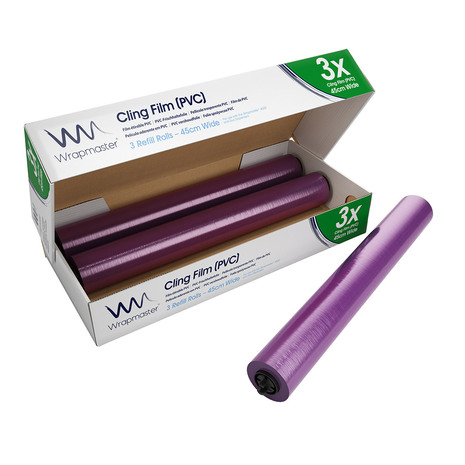 227430 Foliija PVC 43cm/300m za hranu Wrapmaster, 1 rola